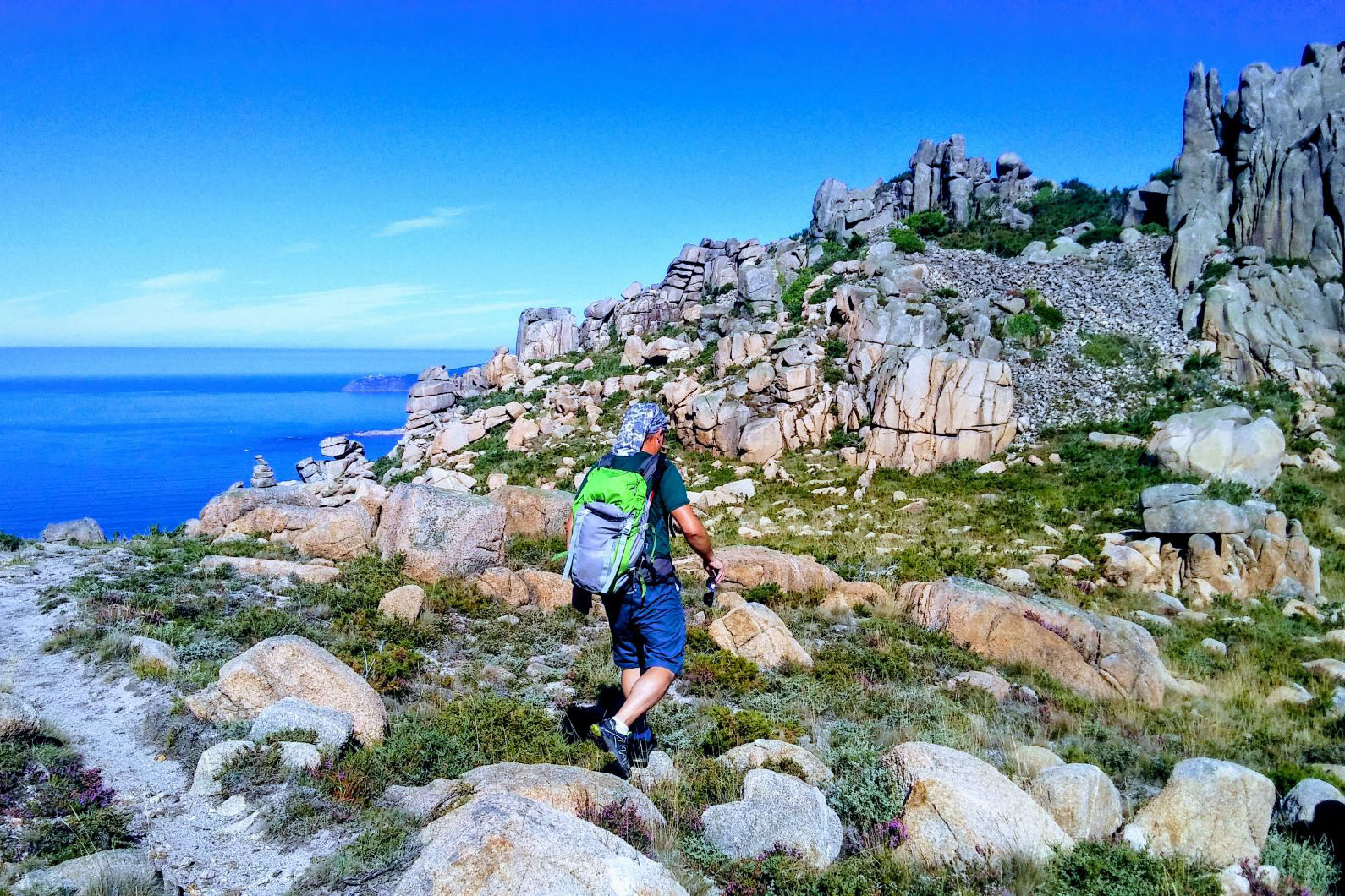 Sendeirismo en Monte Pindo