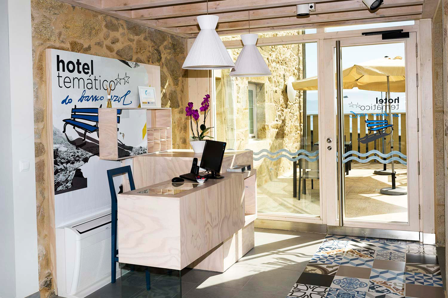 Recepci�n Hotel do Banco Azul