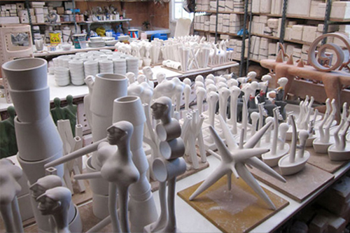 Visita al taller de Nacho Porto